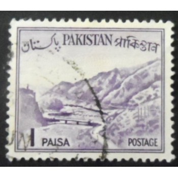 Selo postal do Paquistão de 1961 Khyber pass 1