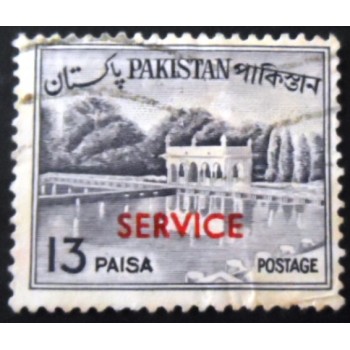 Selo postal do Paquistão de 1961 Khyber Pass 13 D