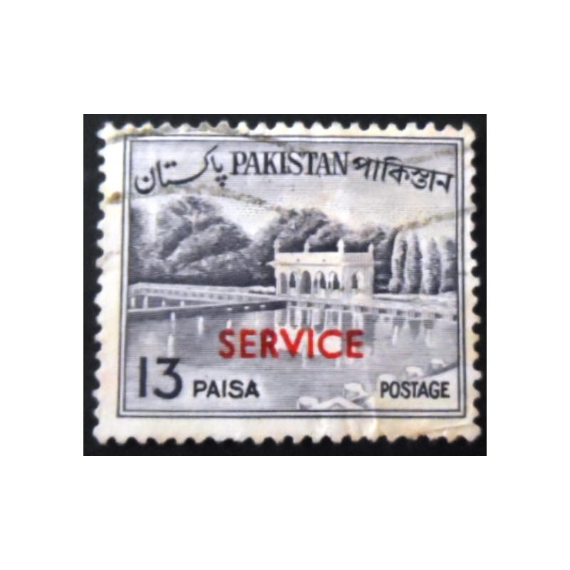 Selo postal do Paquistão de 1961 Khyber Pass 13 D