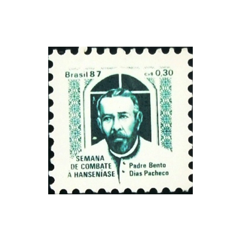 Selo postal do Brasil de 1987 Padre Bento H 24 N