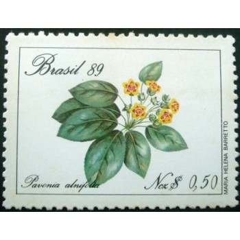 Selo postal do Brasil de 1989 Goetea-Pavonia M