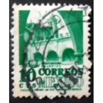 Selo postal do México de 1950 Dominican Convent U
