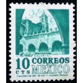 Selo postal do México de 1950 Dominican Convent 10