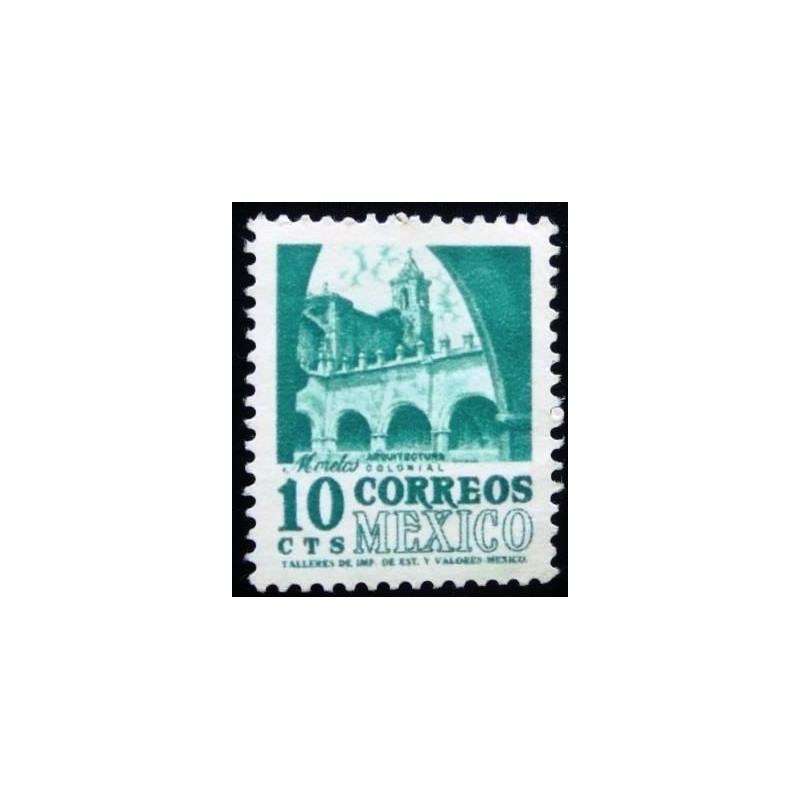 Selo postal do México de 1950 Dominican Convent 10