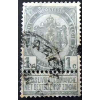 Selo postal da Bélgica de 1893 Heraldic blazon
