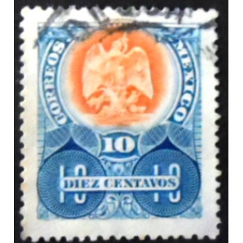 Imagem similar à do selo postal do México de 1903 Coat of arms 10