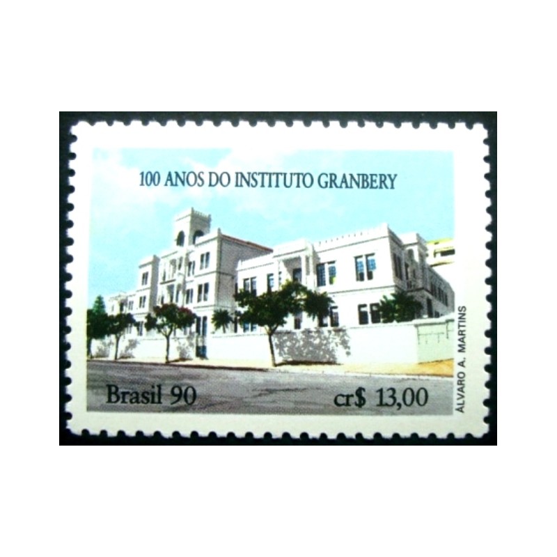 Selo postal do Brasil de 1990 - Instituto Granberry M