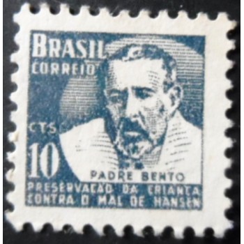 Selo postal do Brasil de 1963 Padre Bento H 9 N