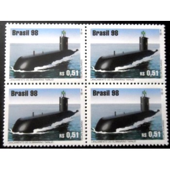 Quadra de selos postais do Brasil de 1998 Tapajós