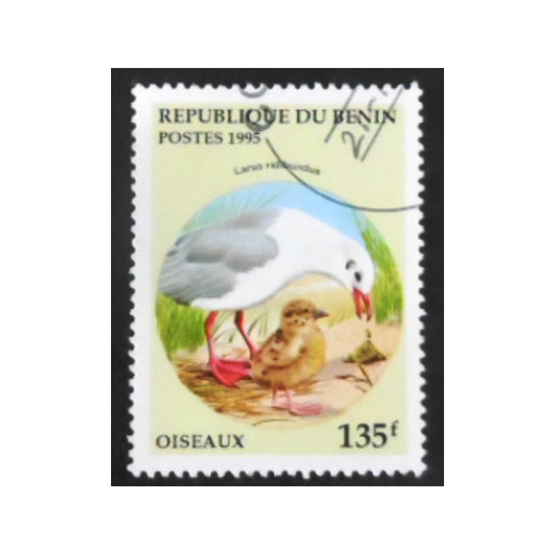 Selo postal do Benin de 1995 Black-headed Gull