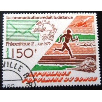 Selo postal da Rep. do Congo de 1979 Letter