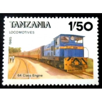 Selo postal da Tanzânia de 1985 Class 64 M