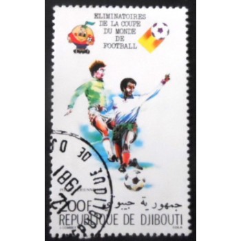 Selo postal de Djibouti de 1981 Players Different NCC