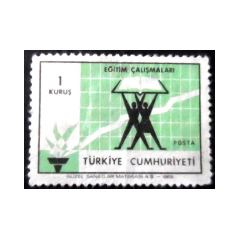 Selo postal da Turquia de 1969 Development