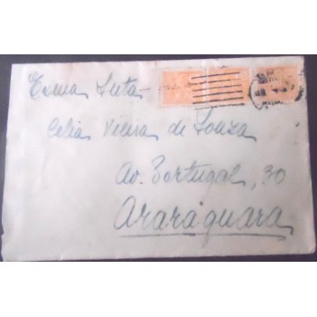 Imagem do Envelope circulado em 1937 entre São Paulo x Araraquara 23