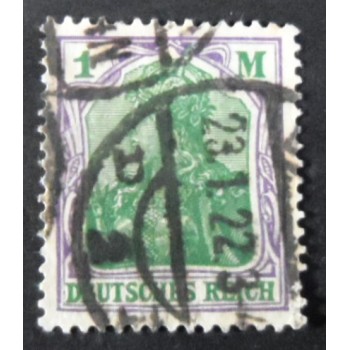 Selo postal de 1920  Alemanha Reich Germania 1