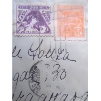 Envelope circulado em 1937 entre São Paulo x Araraquara 24