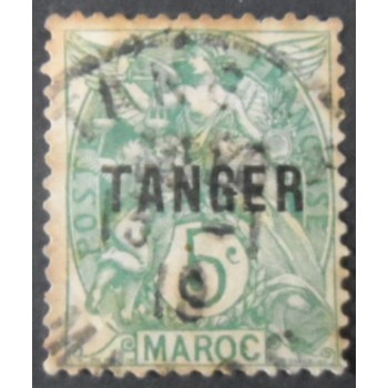 Selo postal do Tanger de 1908
