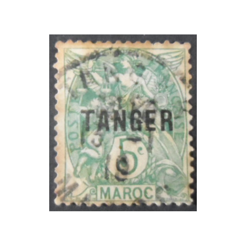 Selo postal do Tanger de 1908