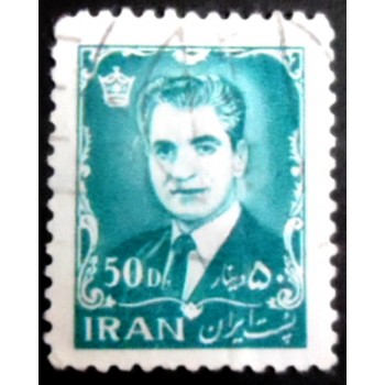 Selo postal do Iran de 1964 Mohammad Rezā Shāh Pahlavī 50