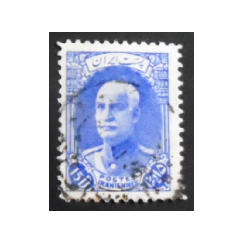 Selo postal do Iran de 1938 Rezā Shāh Pahlavi