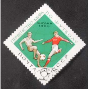 Selo postal da União Soviética de 1966 World Cup Football Championship NCC