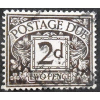 Selo postal do Reino Unido de 1968 Postage Due 2