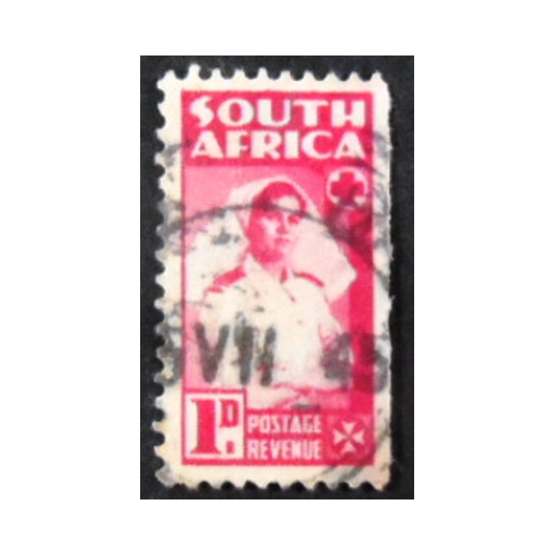 Selo postal da África do Sul de 1944 Nurse 1