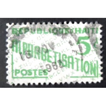 Selo postal do Haiti de 1960 Alphabetisation 5