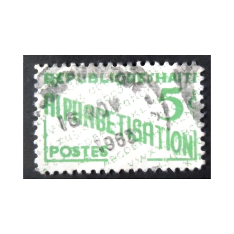 Selo postal do Haiti de 1960 Alphabetisation 5