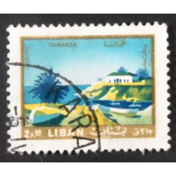 Selo postal do Líbano de 1966 Tabarja