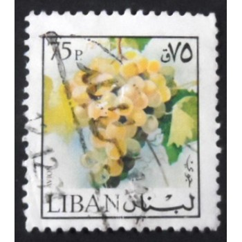 Selo postal do Líbano de 1973 Grape