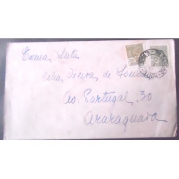 Imagem do Envelope circulado em 1937 entre Araraquara x São Paulo 31