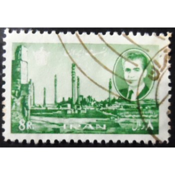 Selo postal do Iran de 1966 Ruins of Persepolis 8