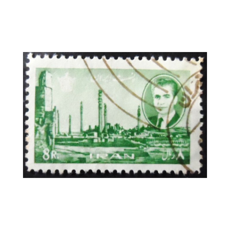 Selo postal do Iran de 1966 Ruins of Persepolis 8