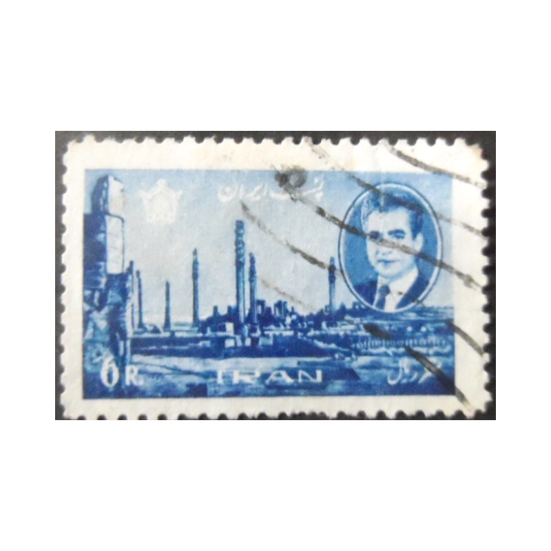 Selo postal do Iran de 1966 Ruins of Persepolis 6