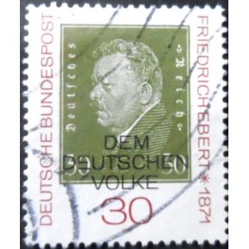 Selo postal da Alemanha de 1971 Friedrich Ebert