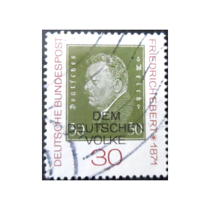 Selo postal da Alemanha de 1971 Friedrich Ebert