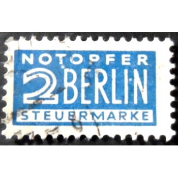 Selo postal da Alemanha de 1949 Notopfer Berlin