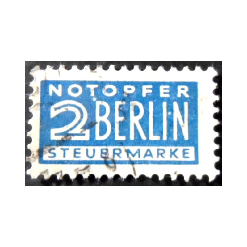 Selo postal da Alemanha de 1949 Notopfer Berlin