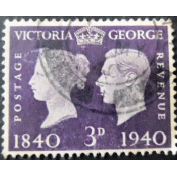 Selo postal do Reino Unido de 1940 Centenary postage stamp