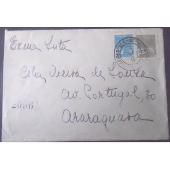 Imagem do Envelope circulado em 1937 entre São Paulo x Araraquara 33