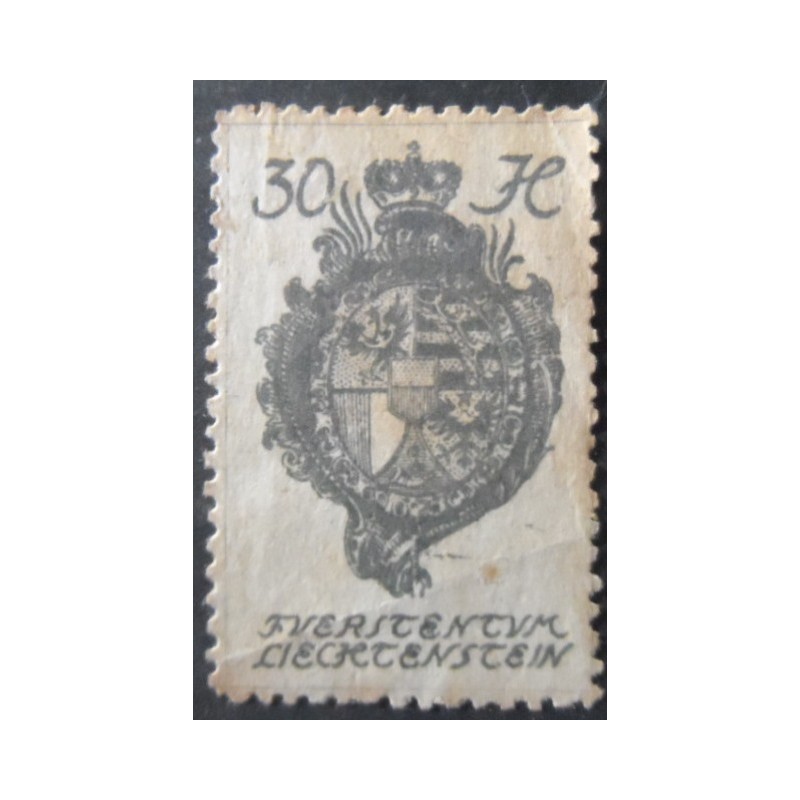Selo postal de Liechtenstein de 1920 Landammänner 30