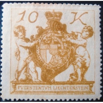 Selo postal de Liechtenstein de 1920 Landammänner