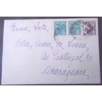 Imagem do Envelope circulado em 1938 entre São Paulo x Araraquara 35