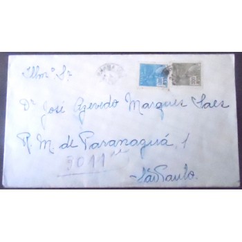 Imagem do Envelope circulado em 1938 Araraquara x São Paulo 38