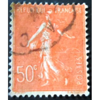 Imagem similar à do selo postal da França de 1926 Semeuse lignée 50 SEV