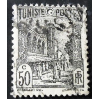 Selo postal da Tunísia de 1926 Mosque of Tunis 50