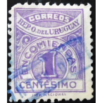 Selo postal do Uruguai de 1937 Parcel post stamp 1