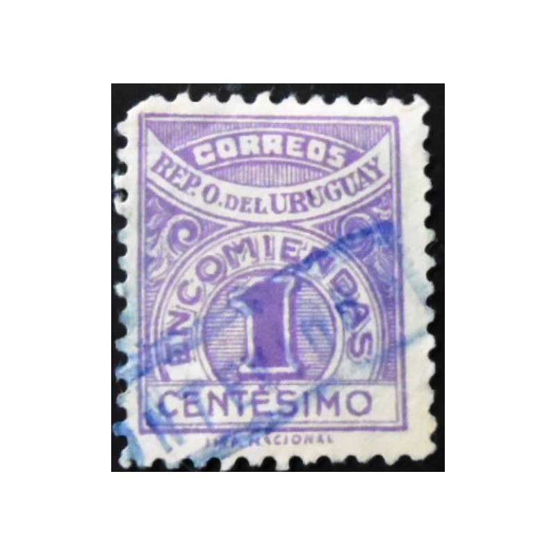 Selo postal do Uruguai de 1937 Parcel post stamp 1
